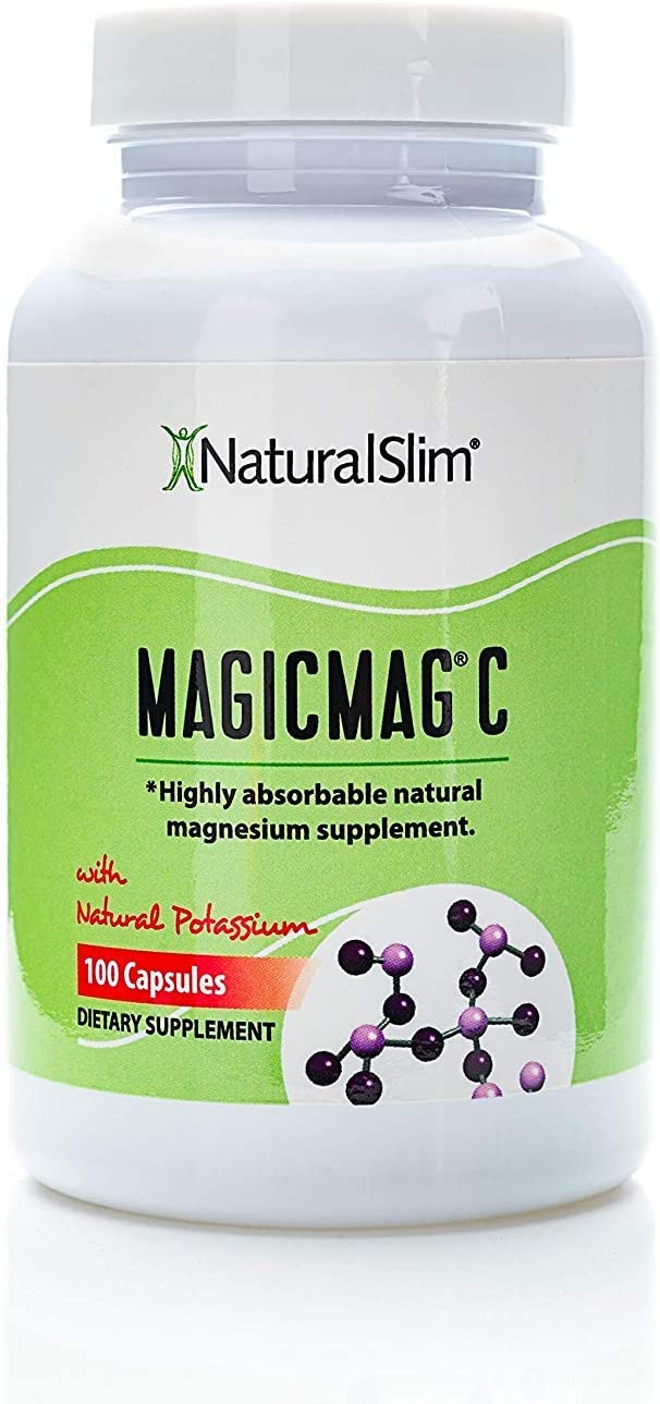 Cápsulas De Magnesio Antiestres Naturalslim Con Potasio X100 Natural Slim